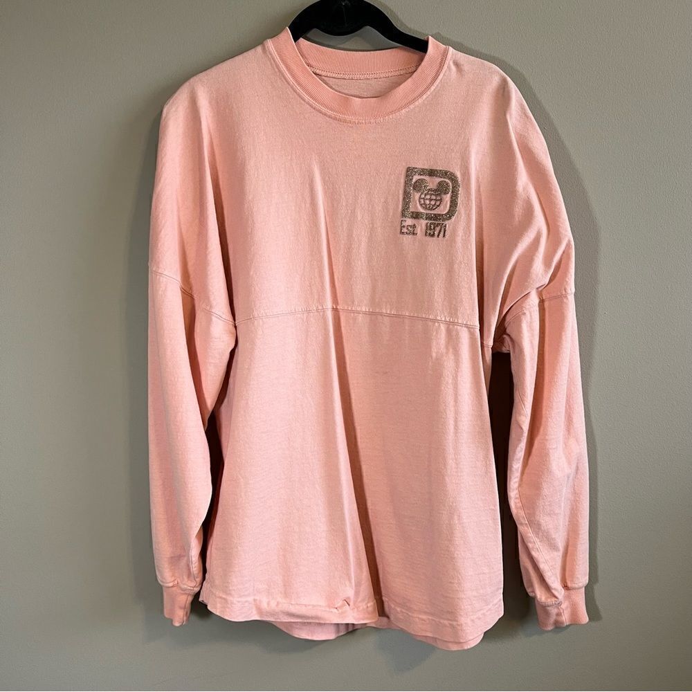 Disneyworld Spirit Jersey‎ Rose Gold Glitter Spirit Jersey XS - Picture 2 of 14